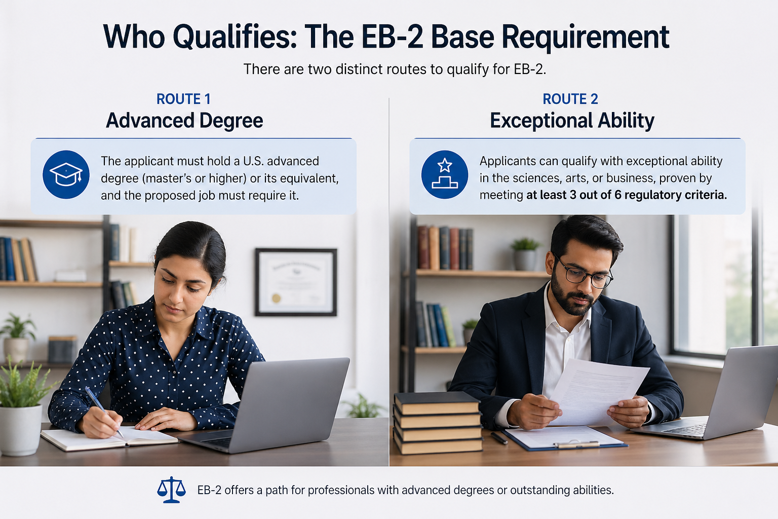 Who Qualifies: EB-2 visa Base Requirement